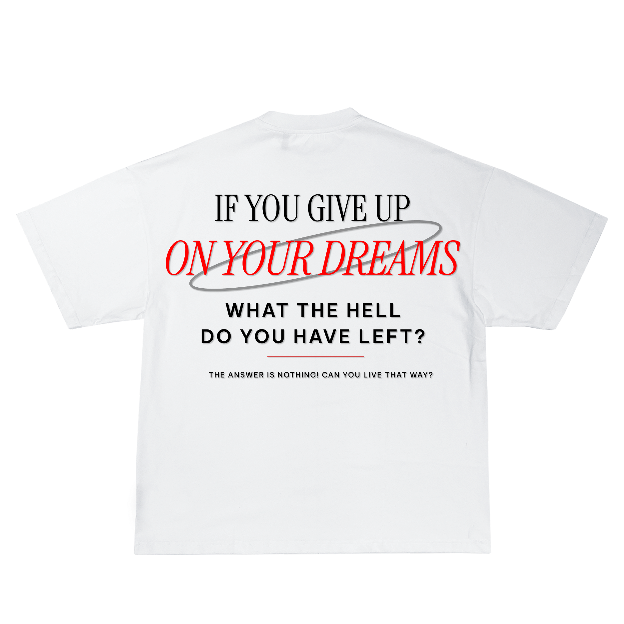 IF YOU GIVE UP